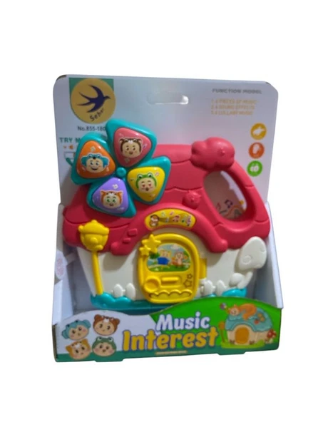 5 Fonksiyonlu 13 cmEğitici Müzik Evim  4582 ürün görseli 1