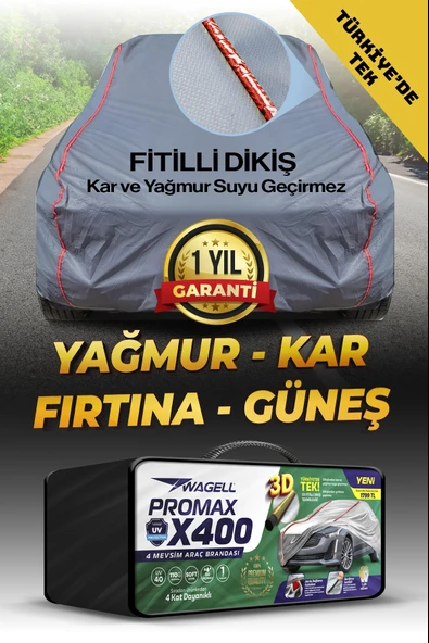 Budge   Renault Laguna 2003-2007 Uyumlu PROMAX X400 Miflonlu Araba Brandası - Oto Çadır Örtü ürün görseli 1