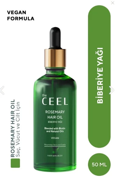 The Ceel Biberiye Yağı Complexi Saç Dökülmesi ve Yıpranmış Saçlar için Hızlı Saç Uzatan Biotinli Saç Bakımı ürün görseli 1