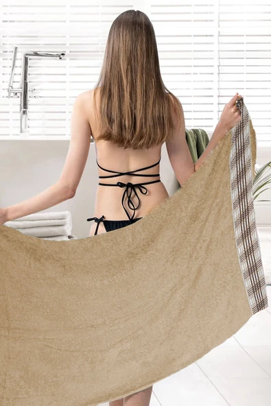 NaturaSoft %100 Pamuk Banyo Hamam Havlusu 70x140 cm ürün görseli 1