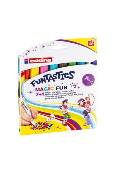 Edding Funtastics Sihirli Kalem 8li Set Ed13k899 ürün görseli 1