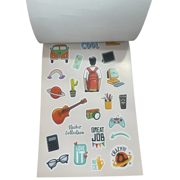Periboia Sticker Defter - Resim 3