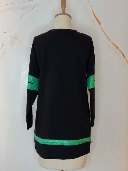 TAŞLI YAZILI SWEATSHIRT - Resim 2