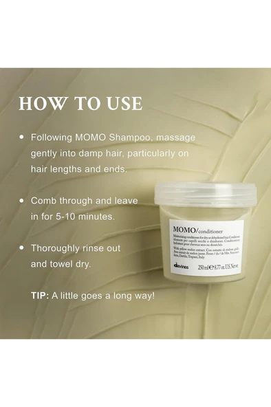 Momo: Nem Dengesini Koruyan Yumuşatıcı Provitamin B5 Saç Kremi 250ml 8004608276715 BEAUTYSECRETS57 ürün görseli 1