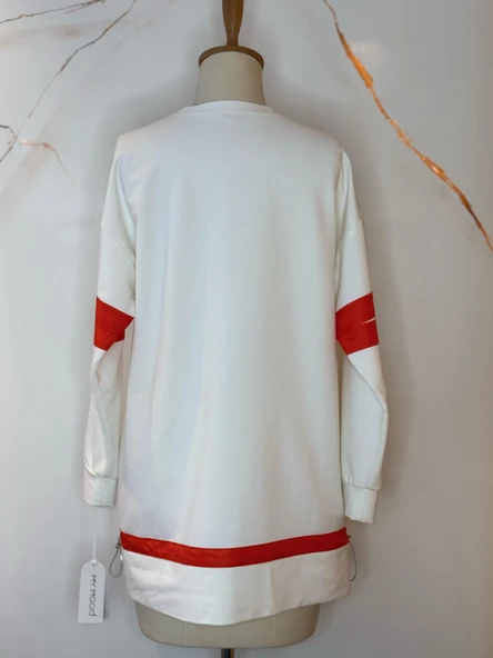 TAŞLI YAZILI SWEATSHIRT - Resim 6