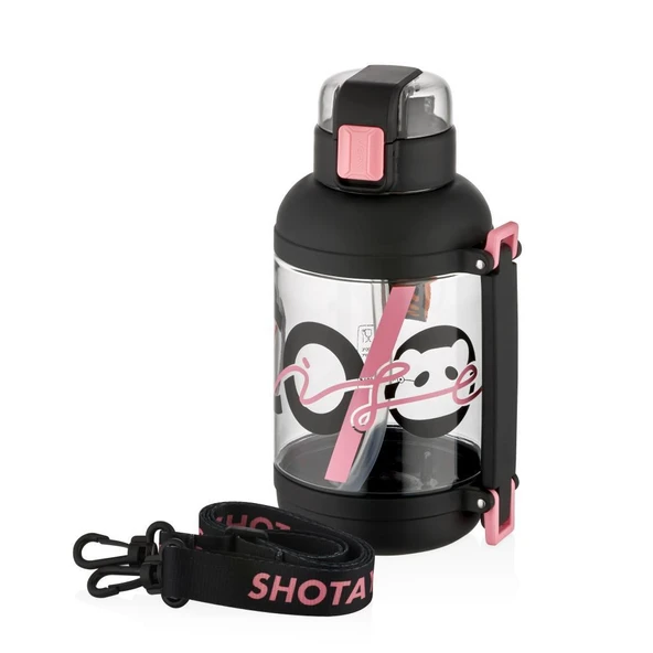 Shotay Life Su Matarası Tritan Siyah 1500Ml ürün görseli 1