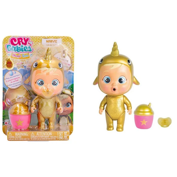 Cry Babies MT Gold Serisi Bebeği Narvie CYM19000-5 ürün görseli 1
