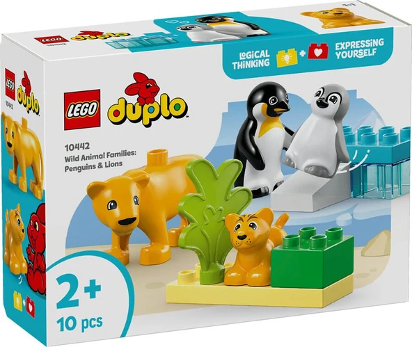 LEGO Duplo 10442 Wild Animal Families: Penguins and Lions ürün görseli 1