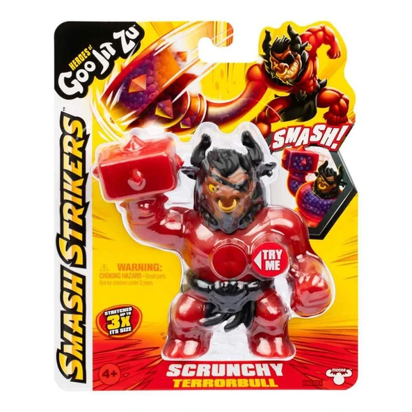 Goojitzu Smash Strikers Tekli Figür Paketi Scrunchy Terrorbull GJT57000-4 ürün görseli 1