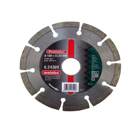 Metabo 6.24309 Elmas Daire Testere Bıçağı 180 mm ürün görseli 1