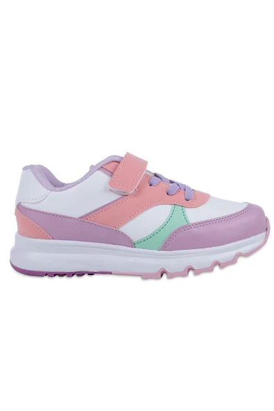 Günlük Ortapedik Çocuk Spor Ayakkabı Cırt Cırtlı Anatomik Esnek Taban Ergonomik Rahat Sneaker ürün görseli 1
