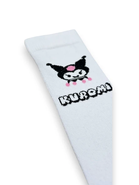 Kuromi Kız Çocuk Dizaltı Çorap - Resim 6