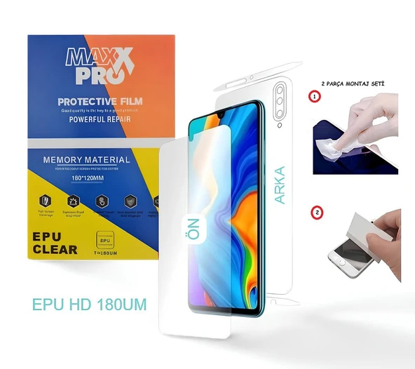 HONOR PLAY 4 NANO Ön Ekran + Full Arka Kaplama SET Esnek ULTRA İnce - MAXXPRO - EPU HD ürün görseli 1