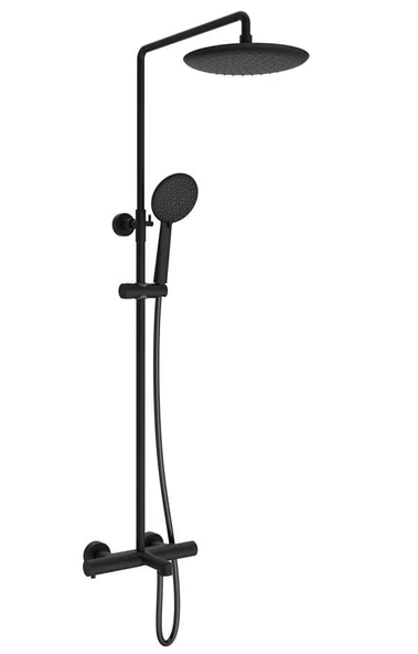 FONTANA DUŞ ÜNİTESİ 3 FONKSİYONLU FM-2155 MAT SİYAH ürün görseli 1