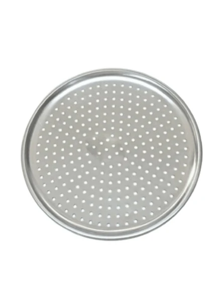 Çelik Pizza Tepsisi 36 cm Paslanmaz Çelik Tepsi - Resim 2