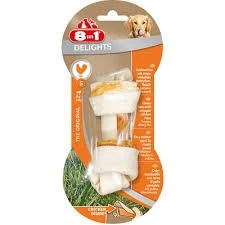 8in1 Delights Bones Düğümlü Tavuklu Köpek Kemiği 40 Gr ürün görseli 1