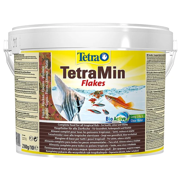 Tetra Tetramin Flakes Tropikal Pul Balık Yemi 10LT ürün görseli 1