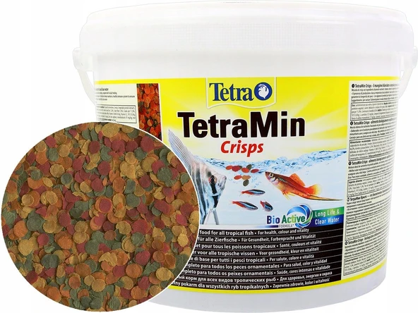 Tetra Tetramin Pro Crisps Tropikal Cips Balık Yemi 10LT ürün görseli 1