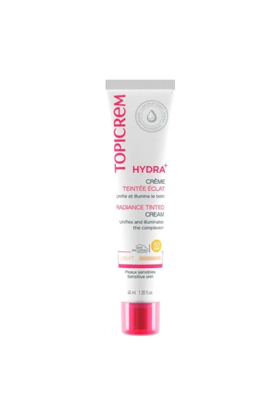 Topicrem Hydra Radiance Tinted Cream SPF50 40 ml - Light ürün görseli 1