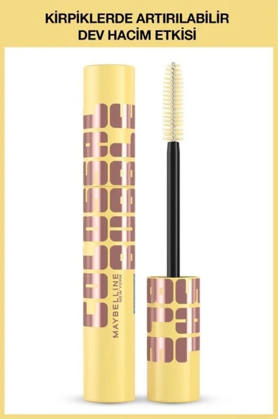 Maybelline New York Colossal Bubble Hacim Veren Maskara - Siyah ürün görseli 1