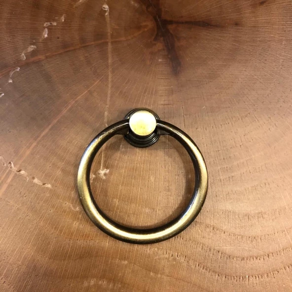 Çekmece Kapak Kulpu Halka 40mm ( 2 Adet) - Resim 3