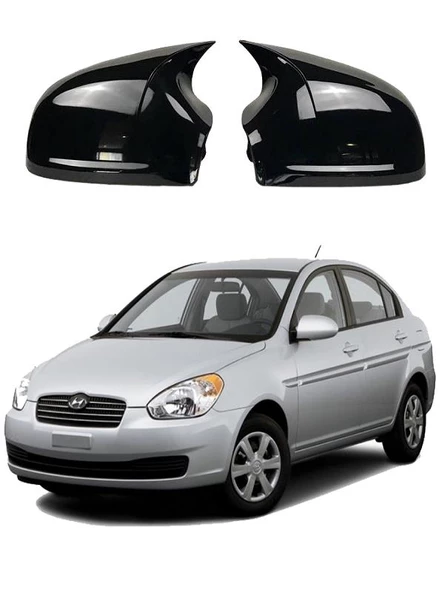 Hyundai Era Araca Özel Batman Yarasa Ayna Kapağı Pianoblack ürün görseli 1