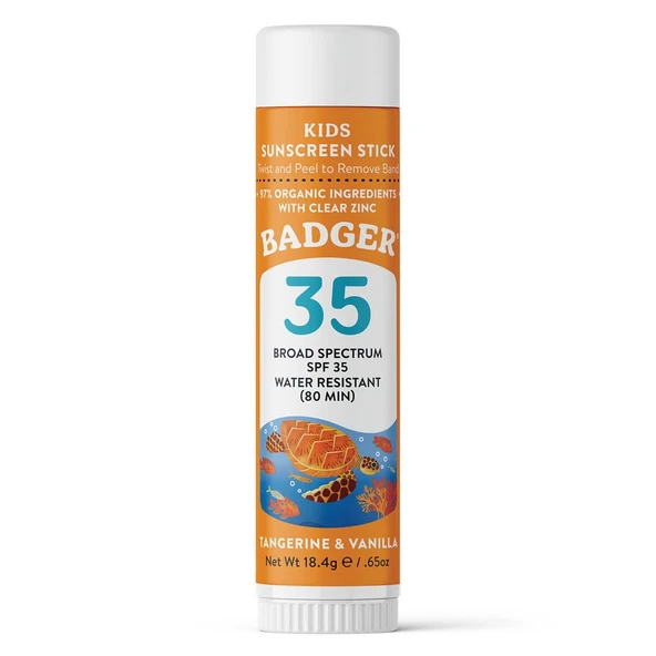 Badger Çocuk (turuncu) Güneş Kremi Stick SPF35 (Kolay Sürülüm) 18.4 gr ürün görseli 1