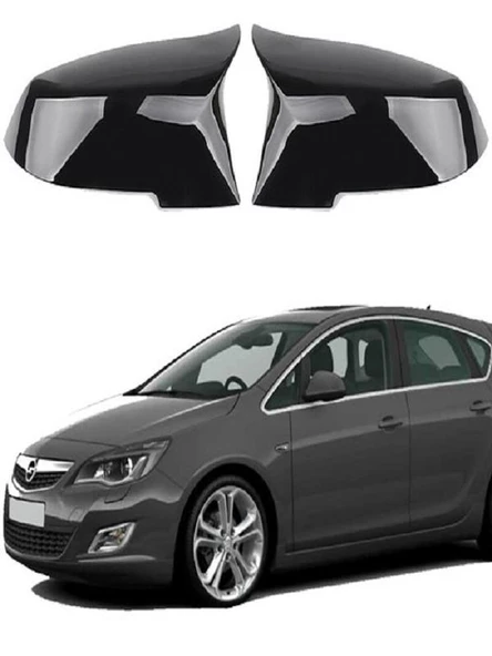 Opel Astra J 09-15 Araca Özel Batman Yarasa Ayna Kapağı Pianoblack ürün görseli 1