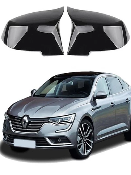 Renault Talisman Araca Özel Batman Yarasa Ayna Kapağı Pianoblack ürün görseli 1