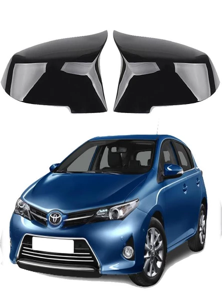 Toyota Auris 13-18 Araca Özel Batman Yarasa Ayna Kapağı Pianoblack ürün görseli 1