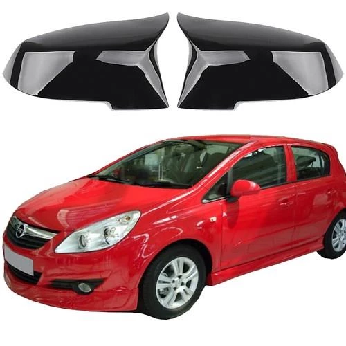 Opel Corsa D 06-14 Araca Özel Batman Yarasa Ayna Kapağı Pianoblack ürün görseli 1