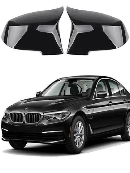 BMW 5 SERİSİ G30 Araca Özel Batman Yarasa Ayna Kapağı Pianoblack ürün görseli 1