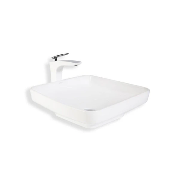 LENA TEZGAH ÜSTÜ ÇANAK LAVABO E-4416 BEYAZ ürün görseli 1