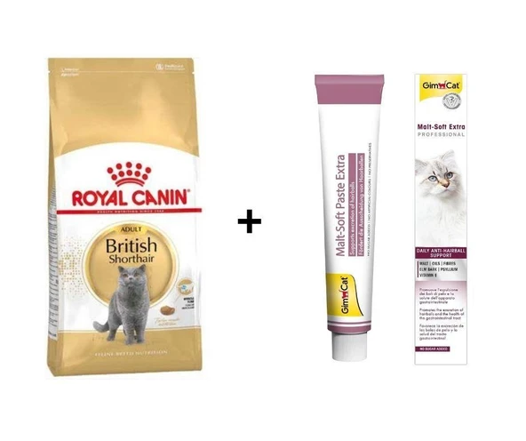 Royal Canin British Shorthair Yetişkin Kedi Maması 10 kg + Gimcat Malt 100 Gr ürün görseli 1