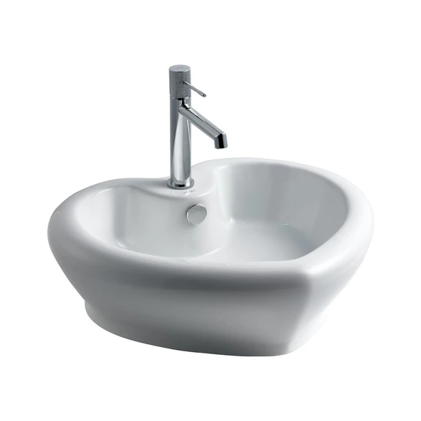 LENA TEZGAH ÜSTÜ ÇANAK LAVABO E-4152 BEYAZ ürün görseli 1