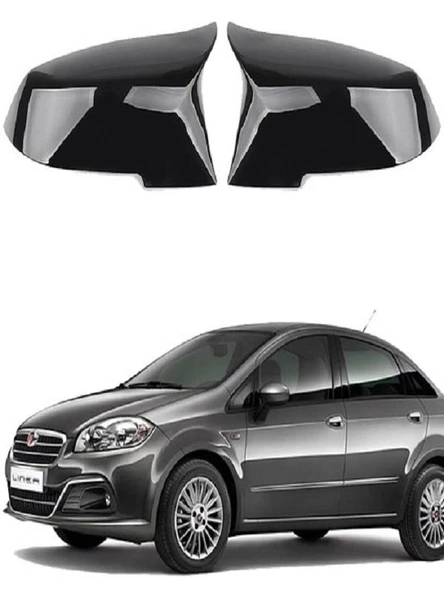 Fiat Linea Araca Özel Batman Yarasa Ayna Kapağı Pianoblack ürün görseli 1
