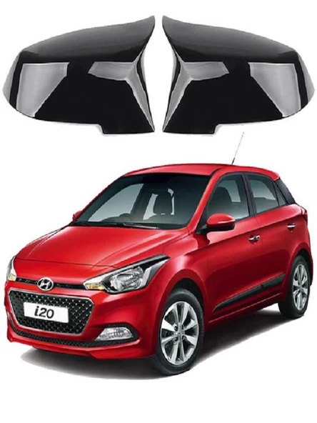 Hyundai İ20 14-18 Sinyalsiz Araca Özel Batman Yarasa Ayna Kapağı Pianoblack ürün görseli 1