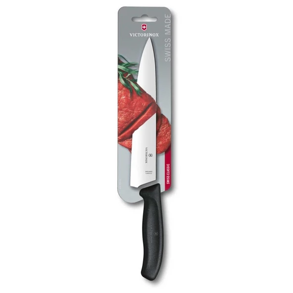 Victorinox 6.8003.22B 22cm Siyah Doğrama Bıçağı (Blisterli Paket) ürün görseli 1