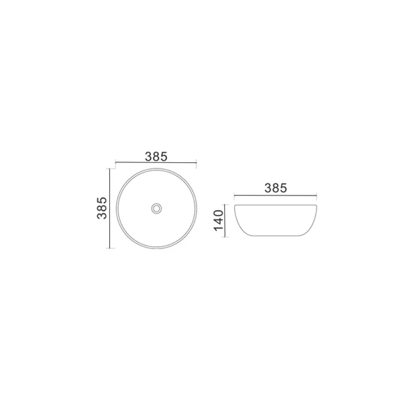 LENA TEZGAHÜSTÜ LAVABO E-8114 - Resim 3