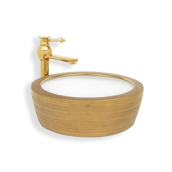 LENA TEZGAHÜSTÜ LAVABO E-8122 ürün görseli 1