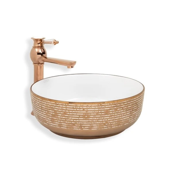 LENA TEZGAHÜSTÜ LAVABO E-8301 ürün görseli 1