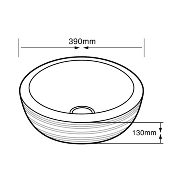LENA TEZGAHÜSTÜ LAVABO E-8122 - Resim 2