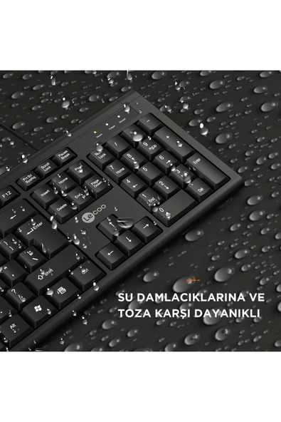 Lecoo Kb101 Beyaz Kablolu Q Klavye - Resim 6