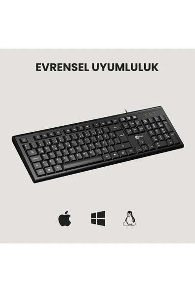 Lecoo Kb101 Siyah Kablolu Klavye - Resim 2