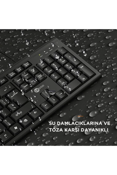 Lecoo Kb101 Siyah Kablolu Klavye - Resim 3