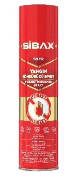 Sibax SB112 Yangın Söndürücü Sprey 600ml ürün görseli 1