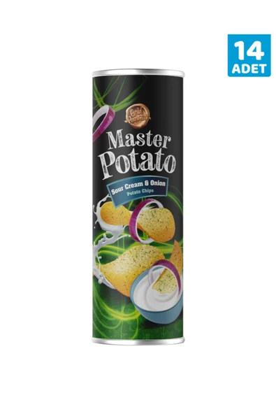 Gold Harvest Master Potato Soğanlı & Ekşi Kremalı Cips 160g 14 Adet ürün görseli 1