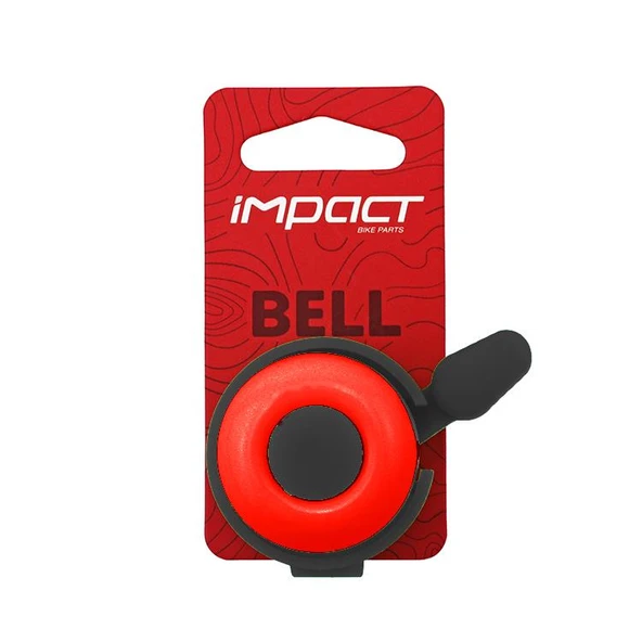 Impact Bisiklet Zili Kırmızı-Siyah ürün görseli 1