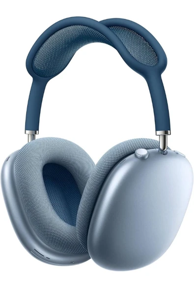 Airpods Max Fileli Kulak Üstü Bluetooth Kulaklık Ve Kılıf Pop-Up Aktif Gürültü Engelleme-Şeffaf Modu iPhone Uyumlu (Lacivert) ürün görseli 1