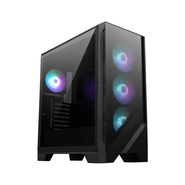 MSI MAG FORGE 320R AIRFLOW TEMPERLİ CAM 4X120MM ARGB FAN ATX GAMING KASA ürün görseli 1